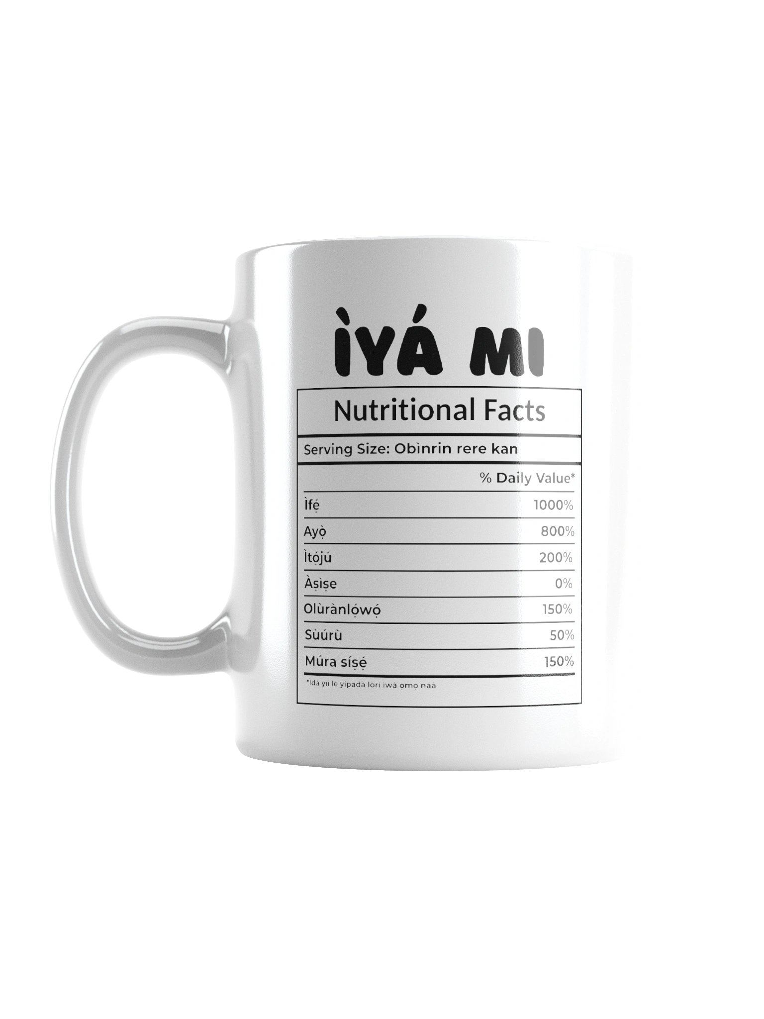 Ìyá Mi - nutritional facts product image (1)