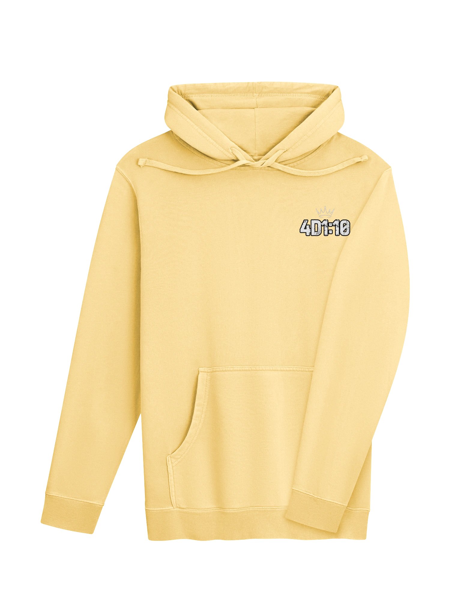 The 4D1:10 "Unashamed" Pigment-Dyed Hoodie product image (4)