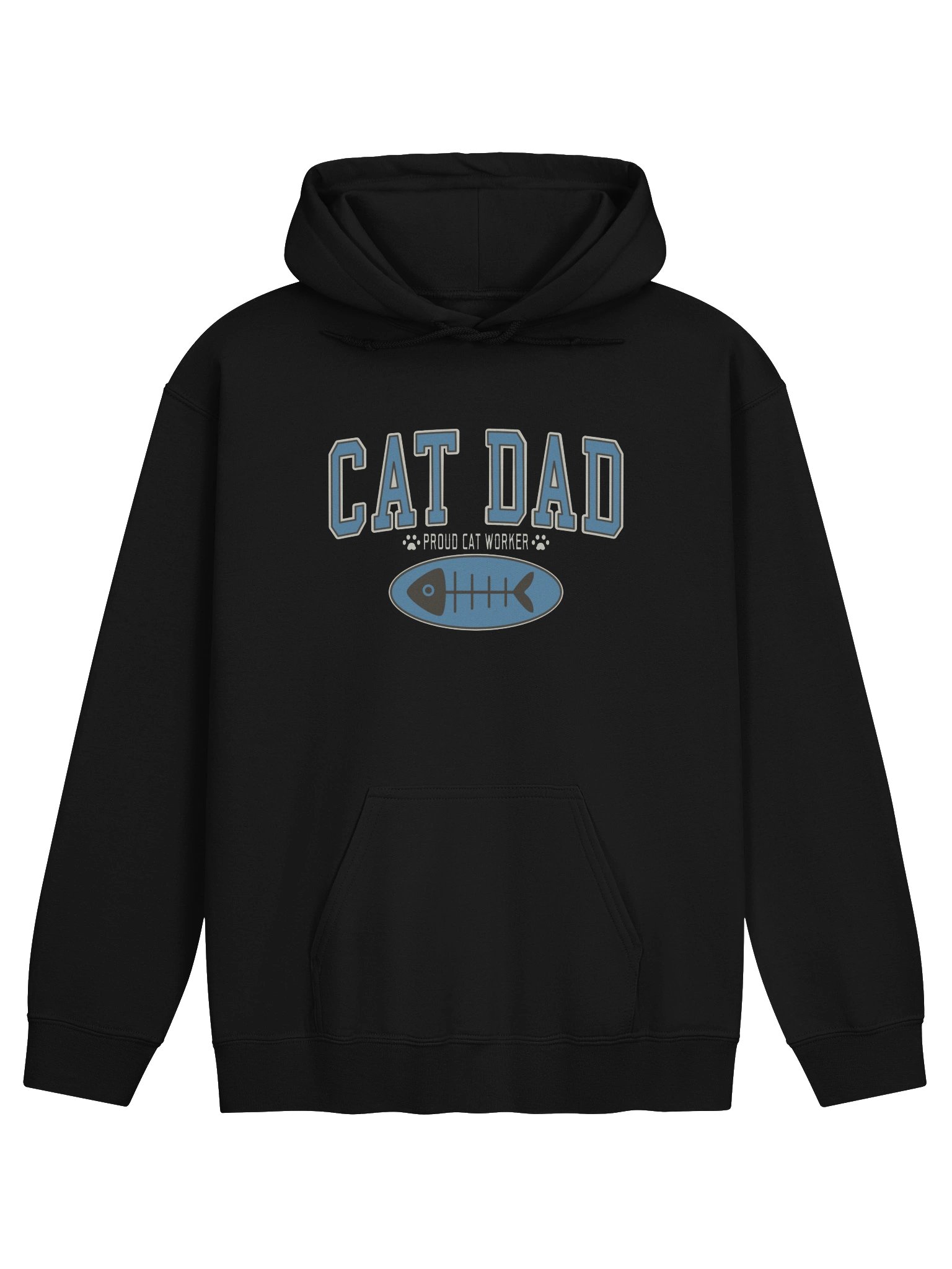 Cat Dad 2 (Proud Cat Worker) - Unisex Adult Hoodie product image (1)
