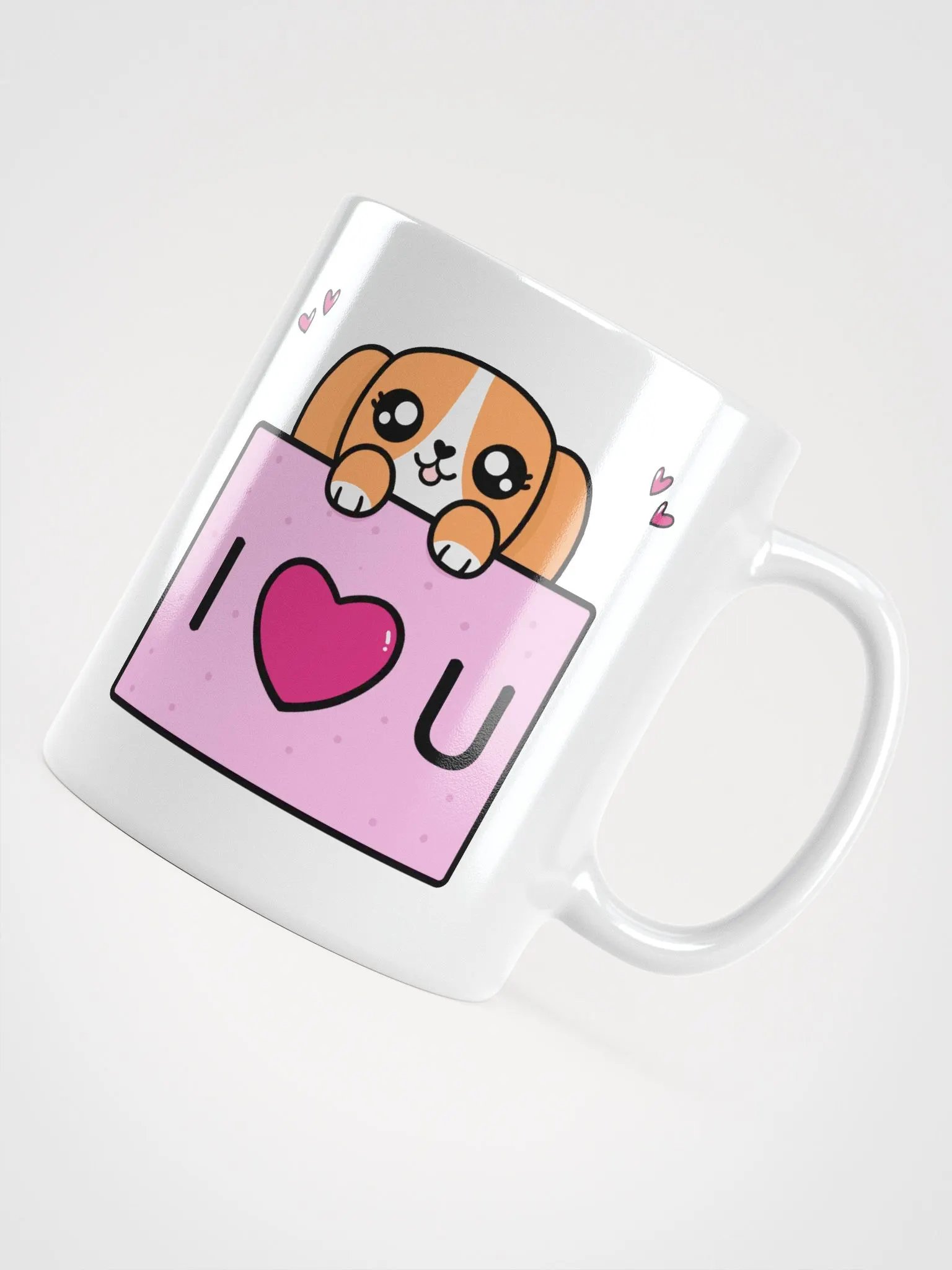 Puppy Love White Glossy Mug product image (4)