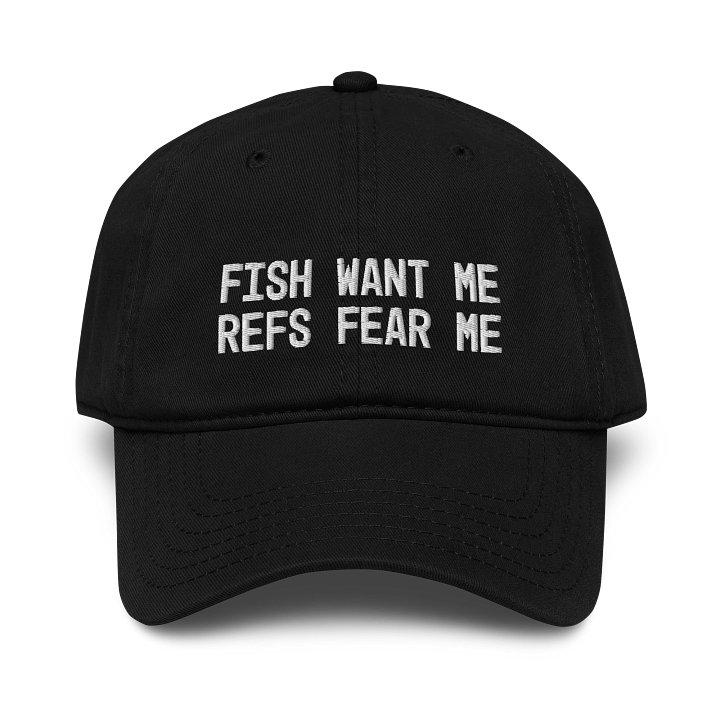 fish and refs baseball cap product image (1)