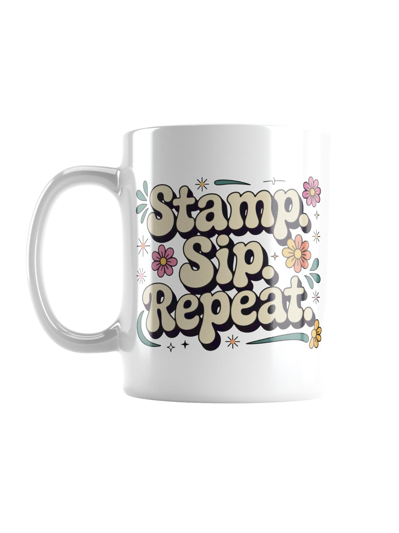 Stamp. Sip. Repeat. Mug product image (2)