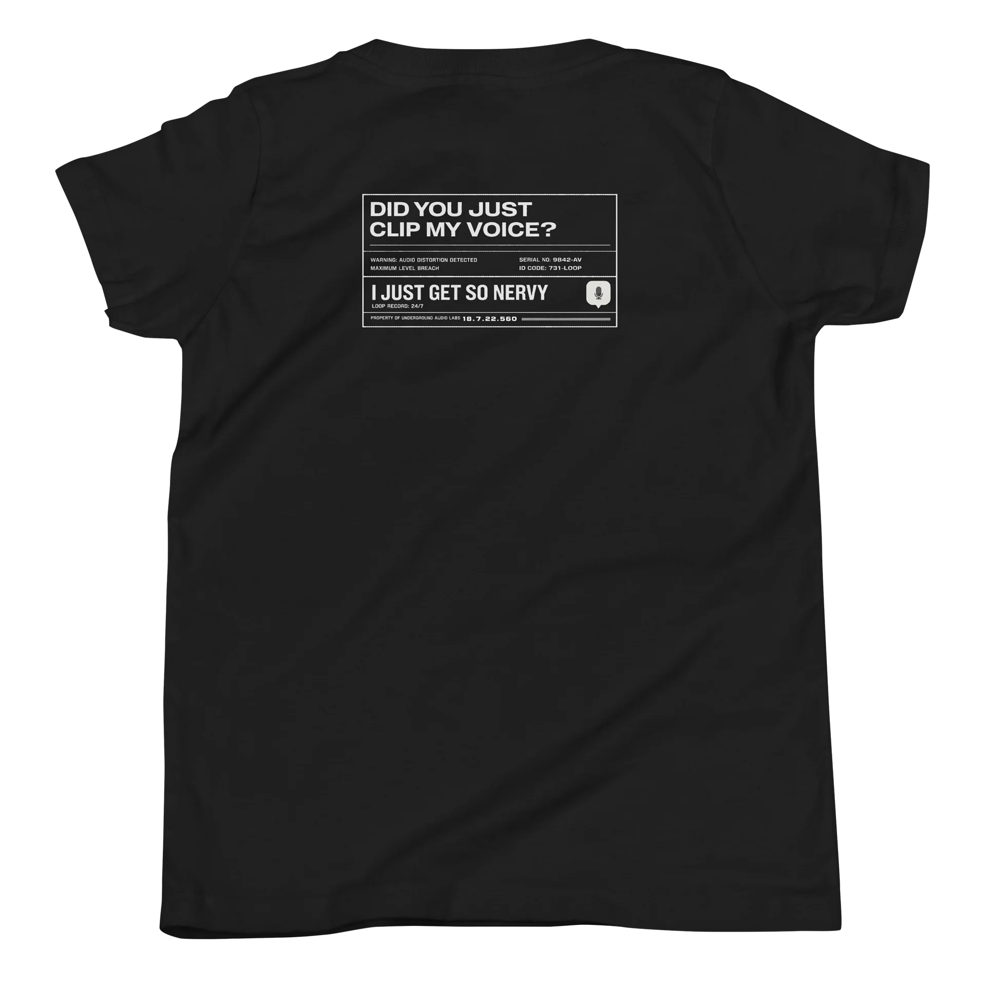 (Youth) Parrot - Did You Just Clip My Voice - I Just Get So Nervy - T-shirt product image (2)