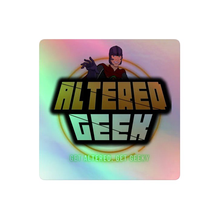 Altered Geek Holo Sticker product image (2)