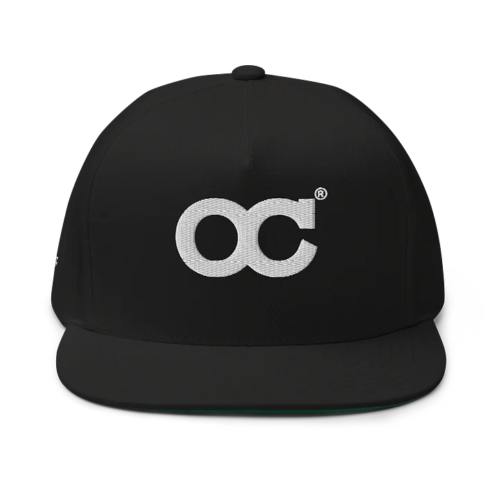 OC White Logo Flat Snapback Cap product image (1)