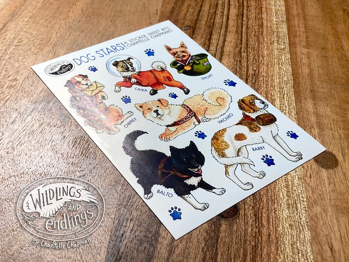 Dog Stars! Sticker Sheet product image (1)