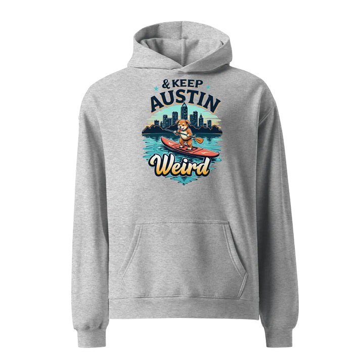 Keep Austin Weird Dog Paddleboarding Hoodie product image (2)