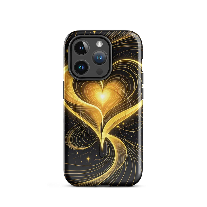 Golden Heart Glow MagSafe Tough Case product image (2)