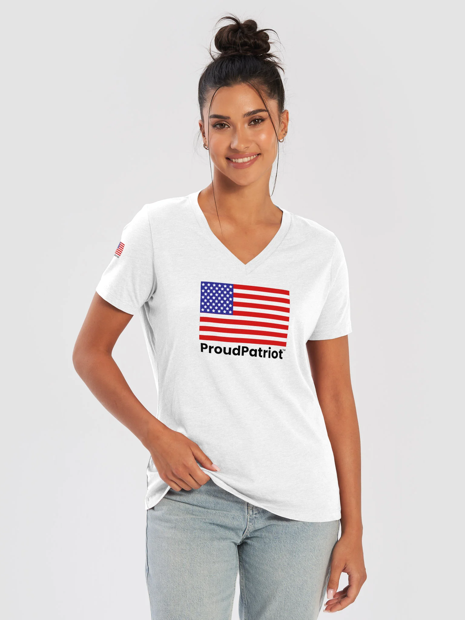 Women's Proud Relaxed V-Neck T-Shirt product image (1)