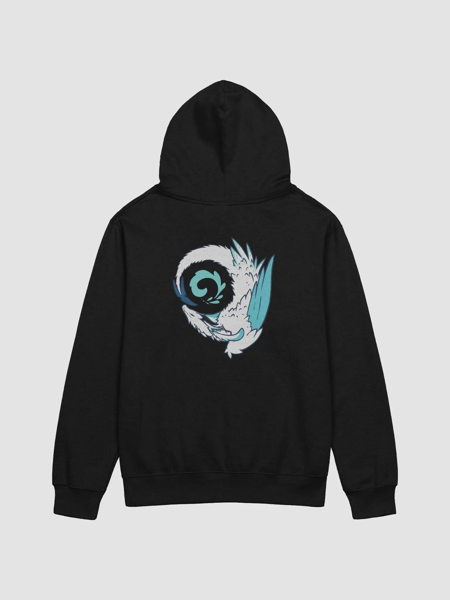 Saenriss Dragon Swirl Pullover Hoodie - Back Design product image (4)