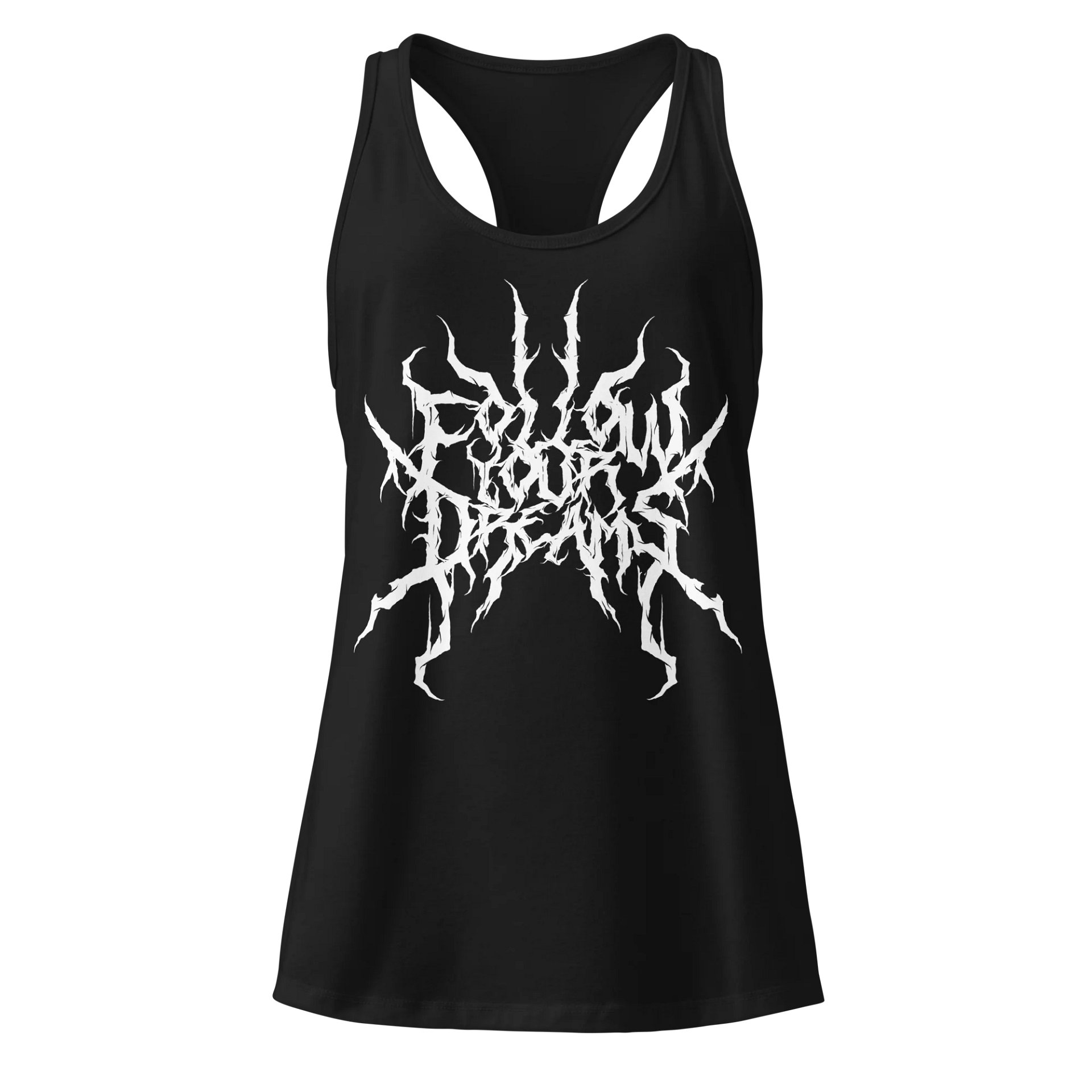 Follow Your Dreams (White Logo) - Feminine Cut Tank product image (1)