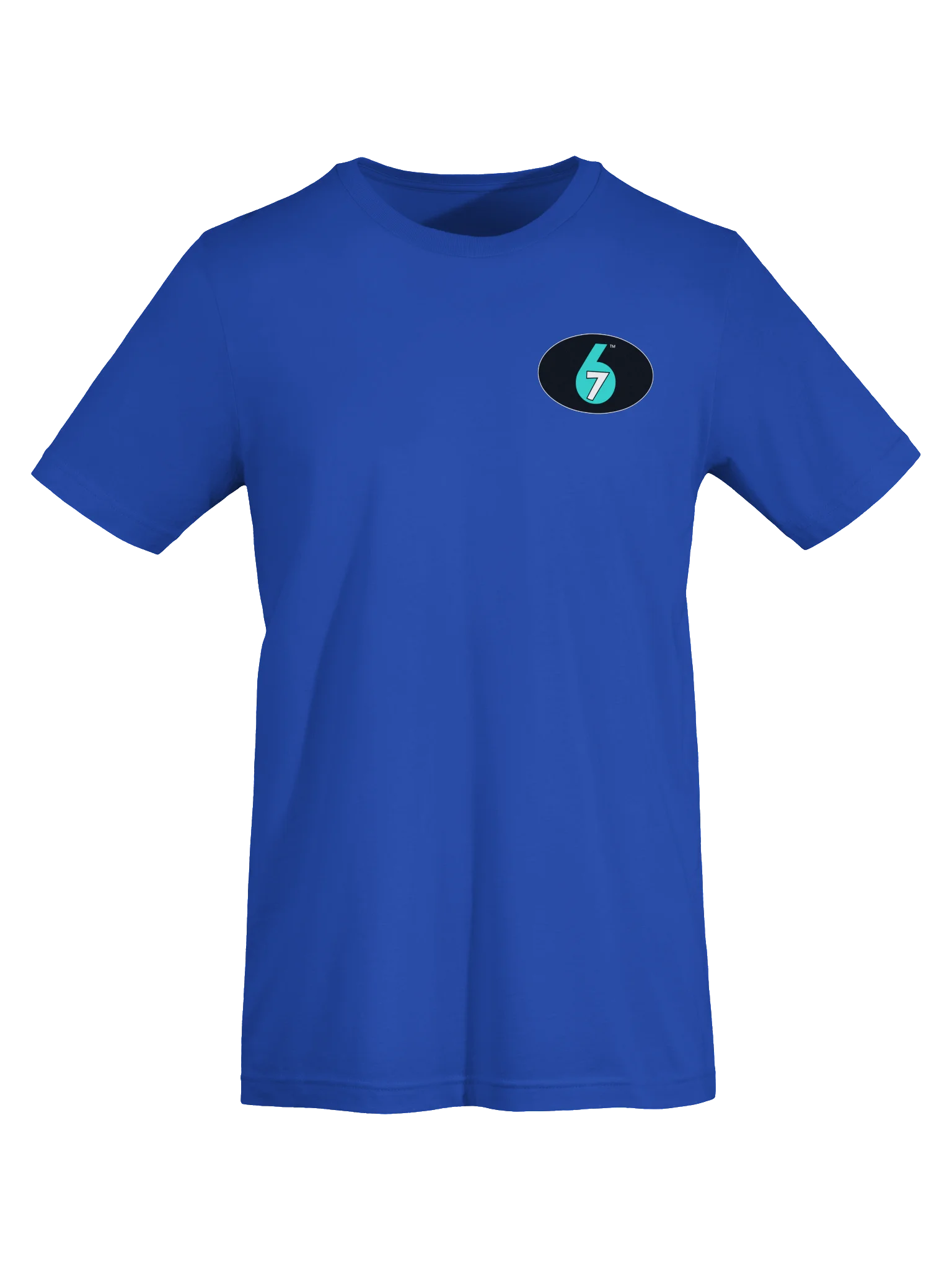 Blue t-shirt - hero logo on front product image (5)