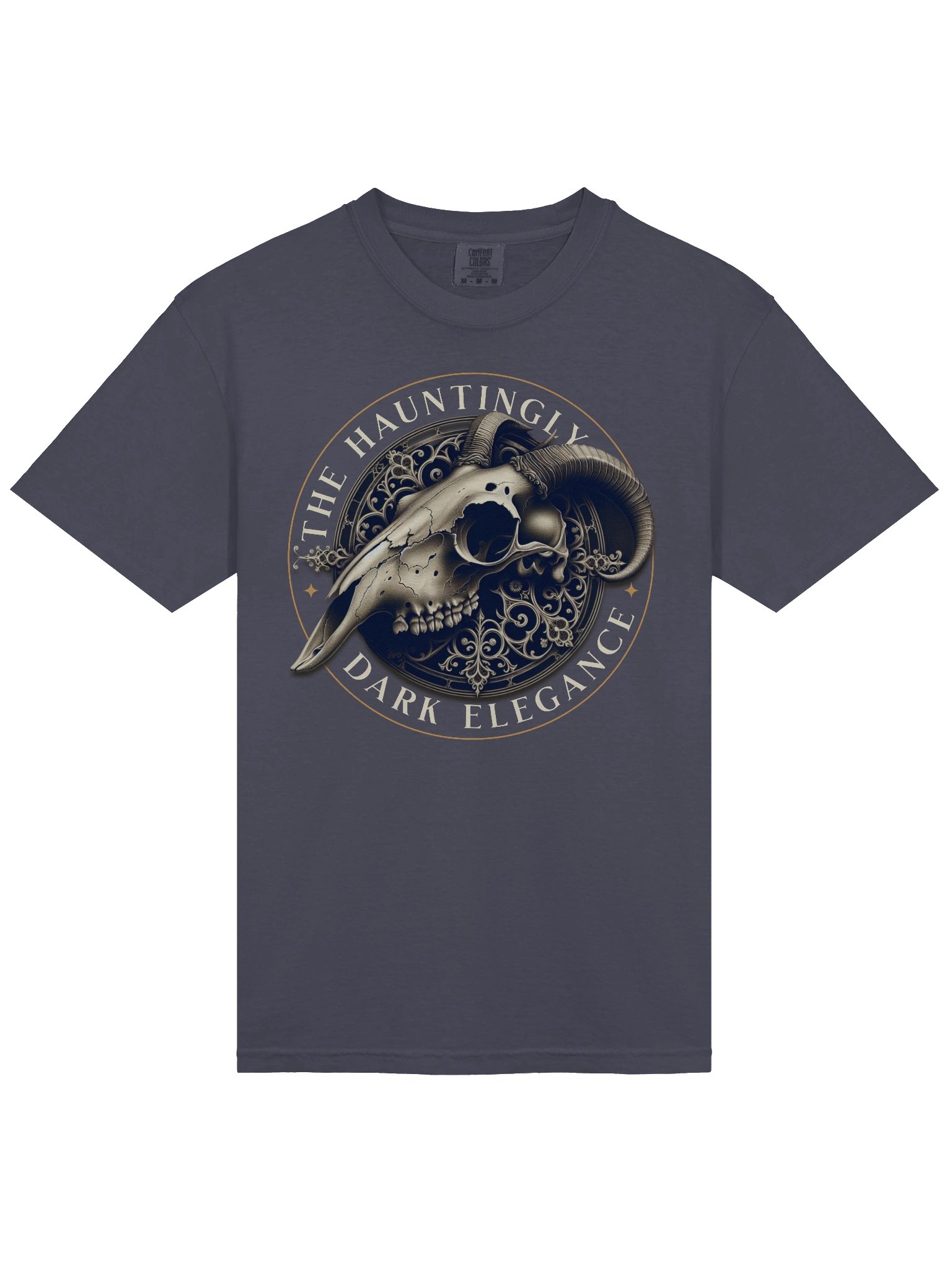 Vintage Gothic Goat Skull T-Shirt: Perfect for Halloween product image (23)