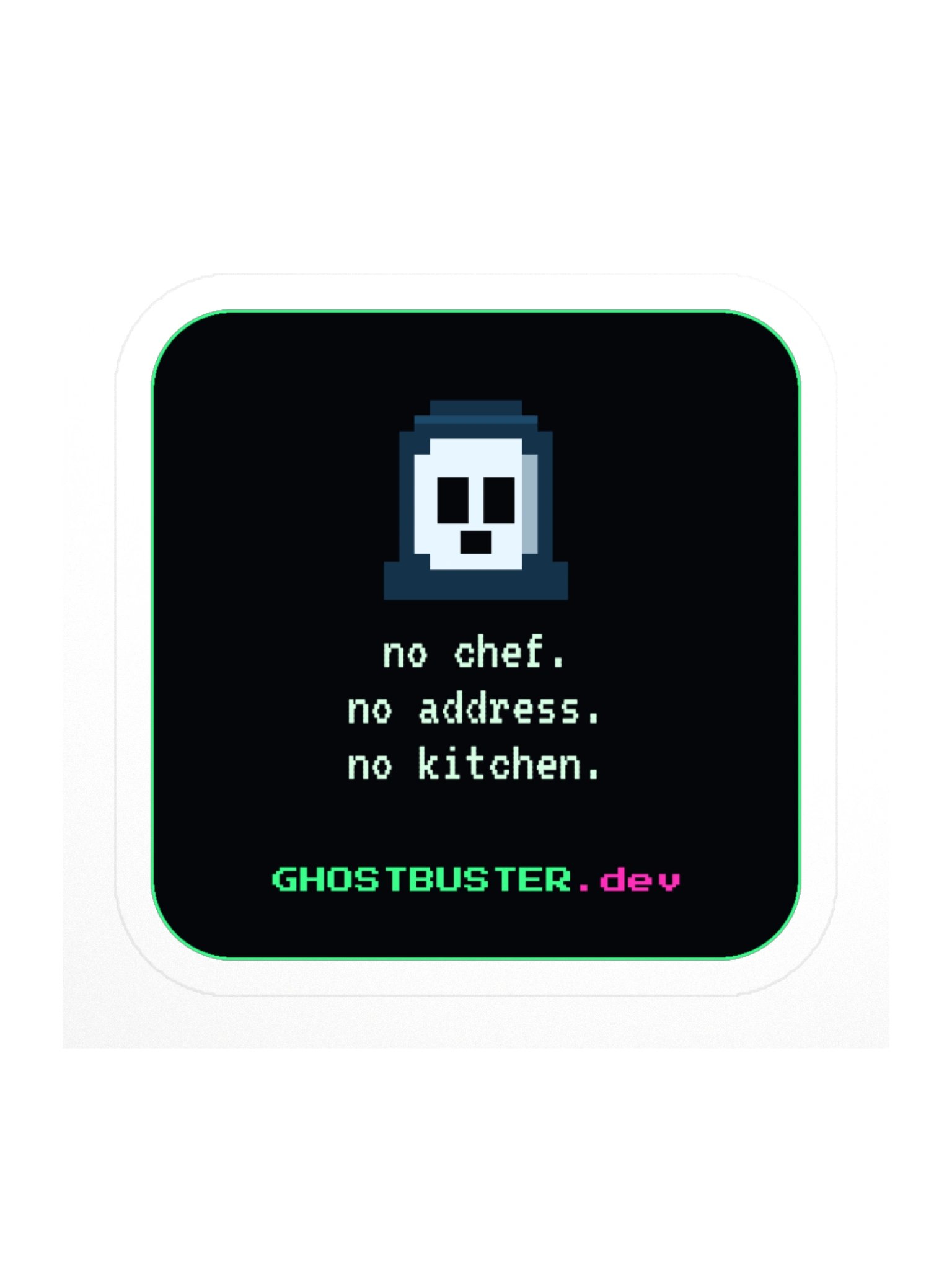 No Chef No Kitchen Sticker product image (1)
