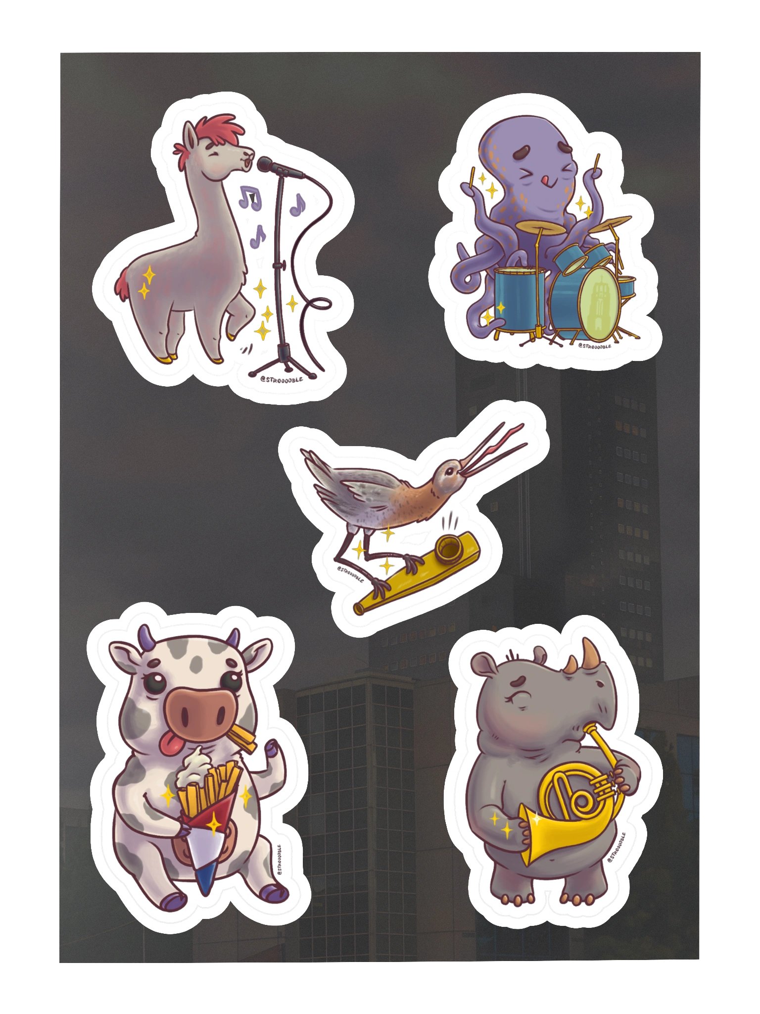 Streamborn 2026 Stickers by Strooooble product image (3)