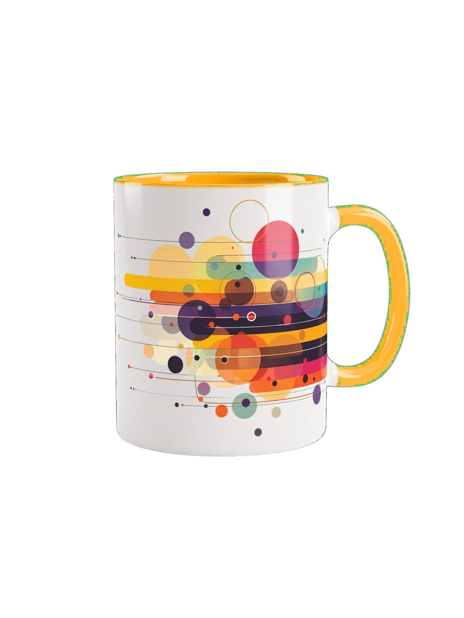 Vibrant Circles Ceramic Mug product image (1)