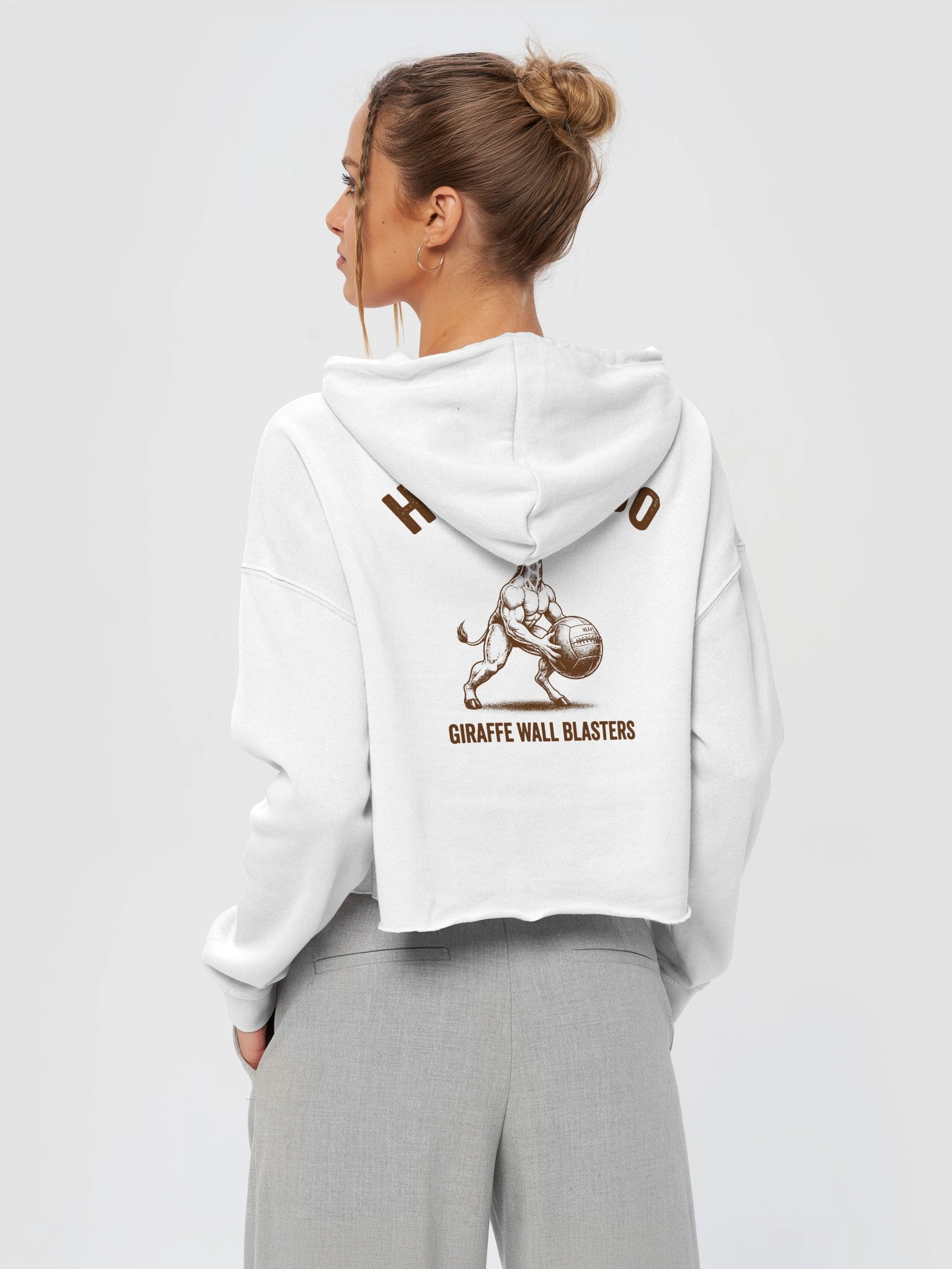 HYBRID ZOO – GIRAFFE CROP HOODIE 2 product image (4)