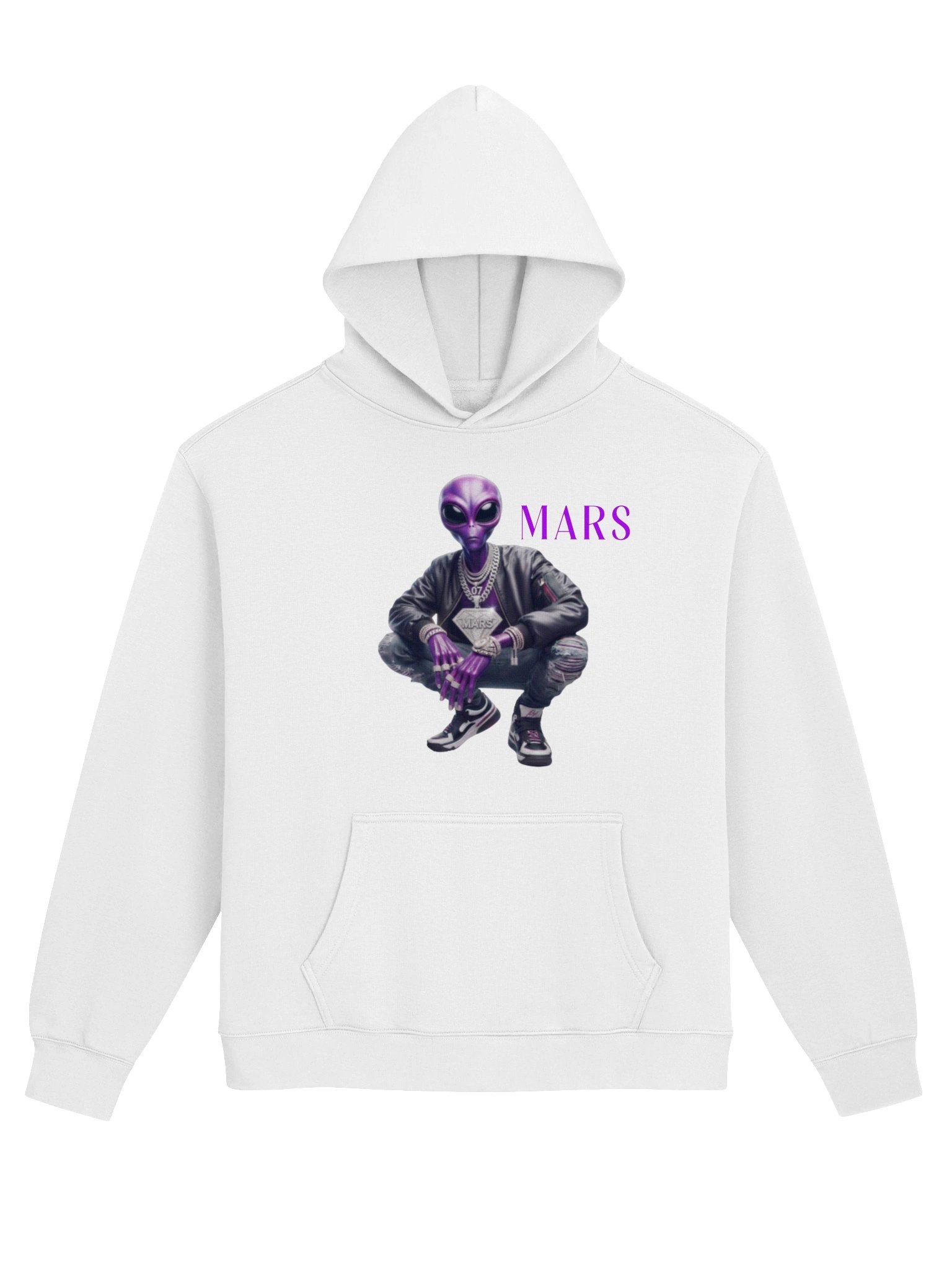 MARS Purple Alien Chillin Hoodie product image (1)