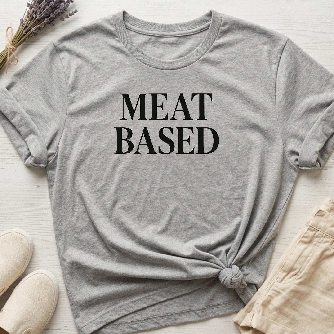 Non Tox Club: "Meat Based" Organic T-Shirt product image (3)