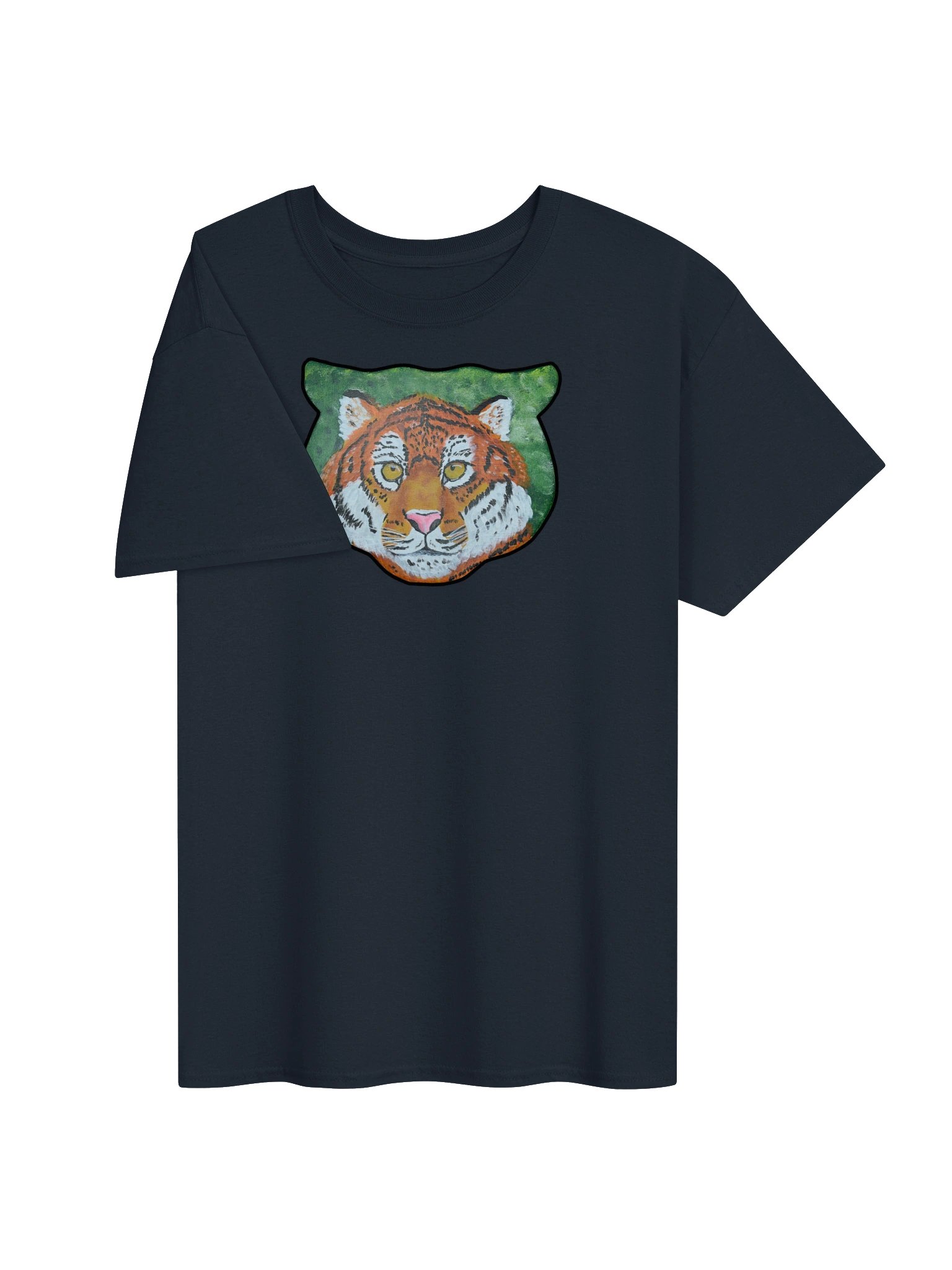 Tiger Portrait Painting Print - Gildan Tee product image (43)