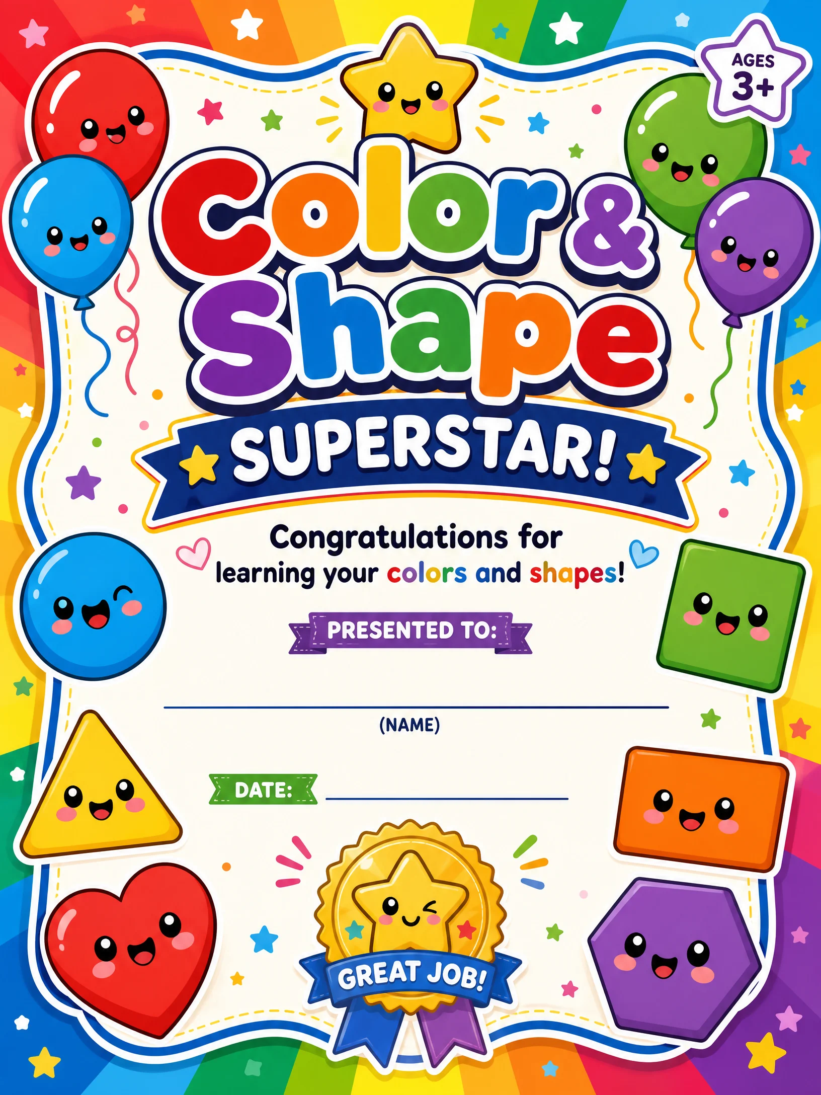 Colors & Shapes Fun Workbook product image (2)