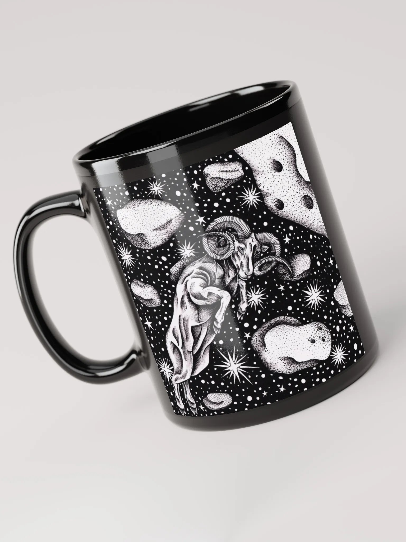 Aries Zodiac Black Glossy Mug product image (5)