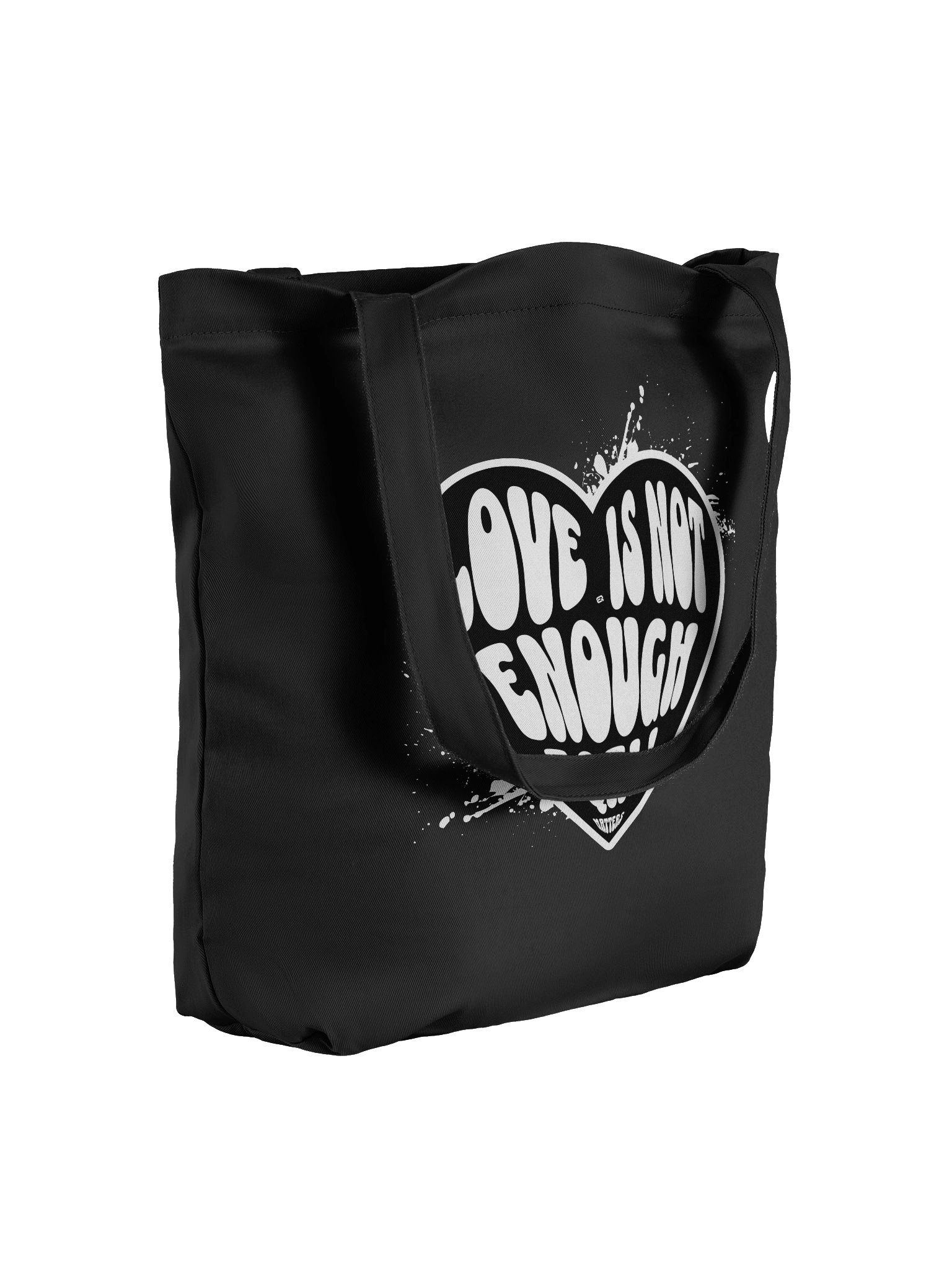 LOVE is Not Enough ECO Tote-Bag_EQALL® Essentials_White product image (2)
