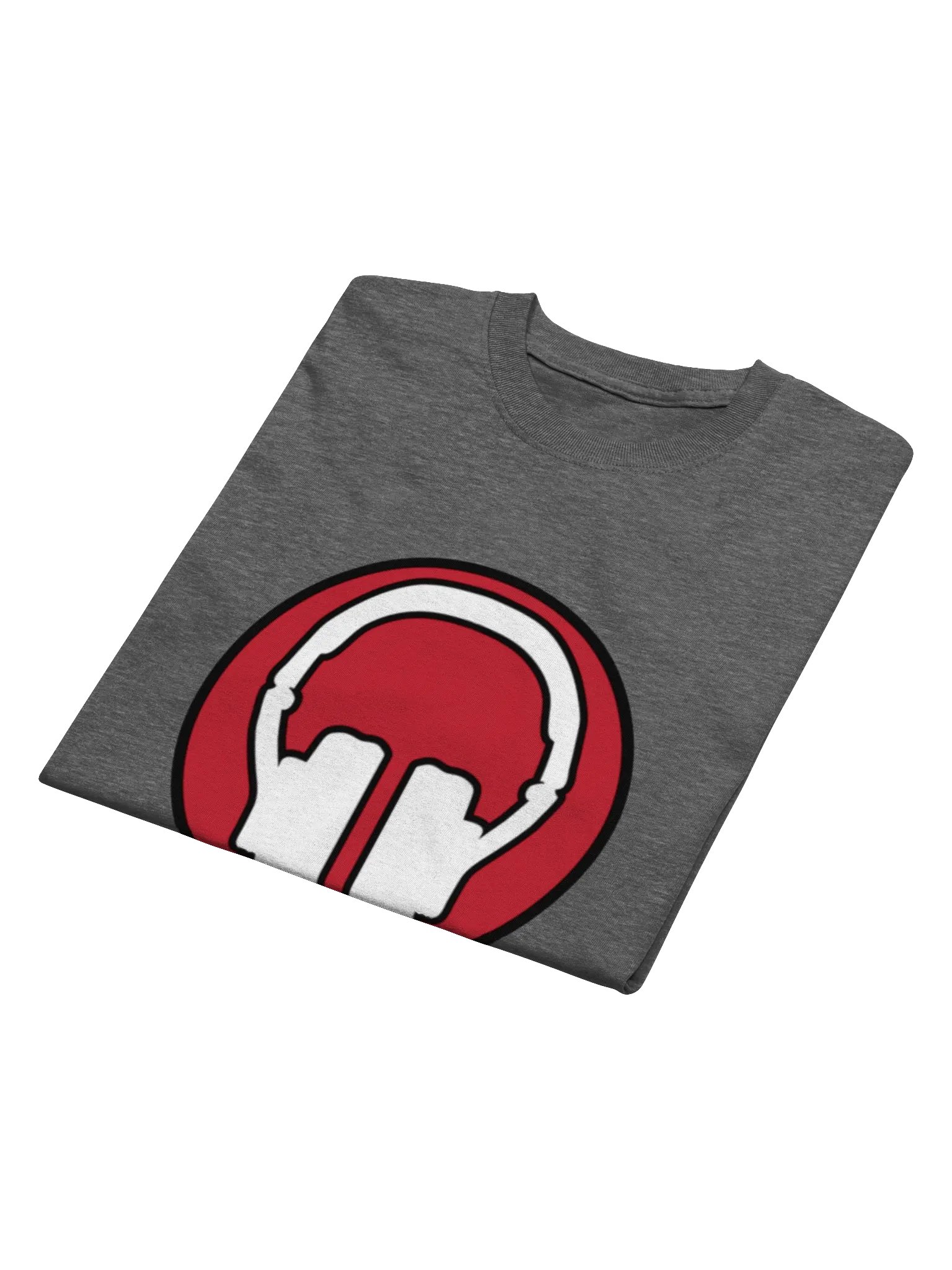 Headphones Large Front Print, With Tribe Back Print T-Shirt product image (4)