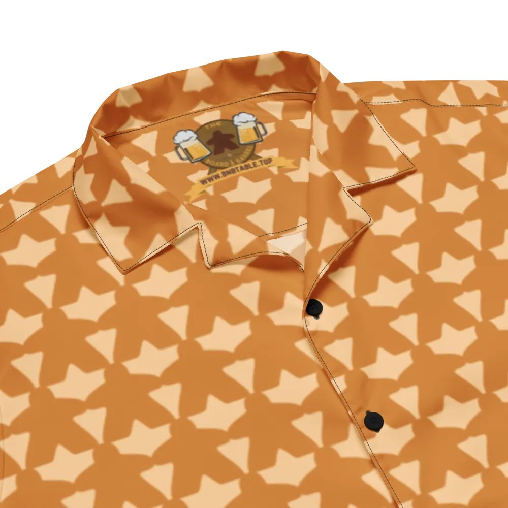 Meeple Hawaiian Shirt (Orange) product image (3)