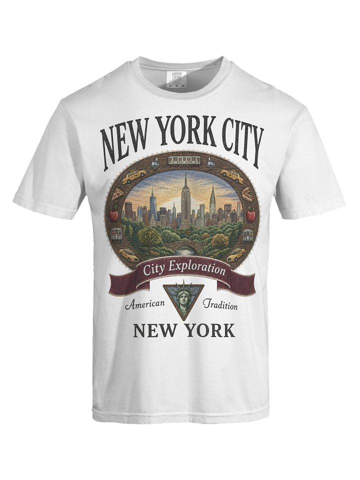 Vintage New York City Shirt, NYC Graphic Tee, Comfort Colors 1717 Retro Travel Souvenir T-Shirt product image (28)