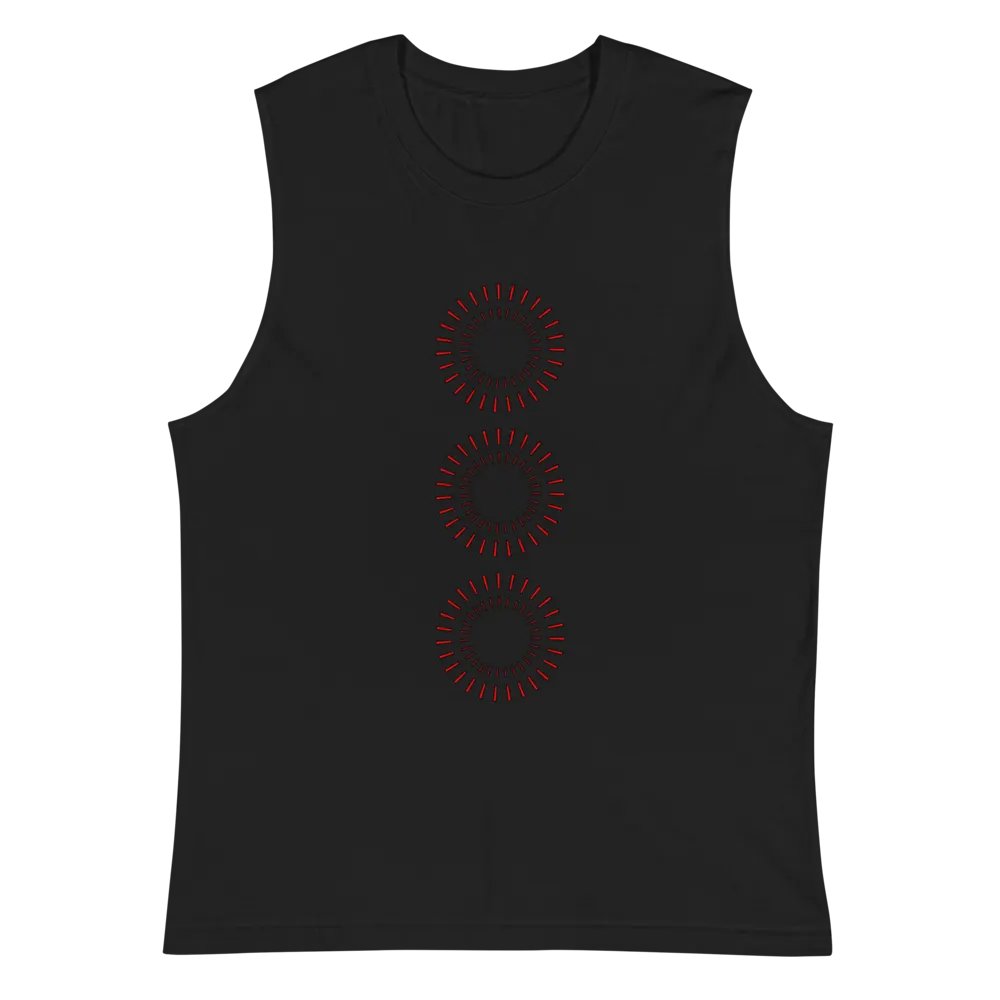Red Circle Muscle Tank product image (3)