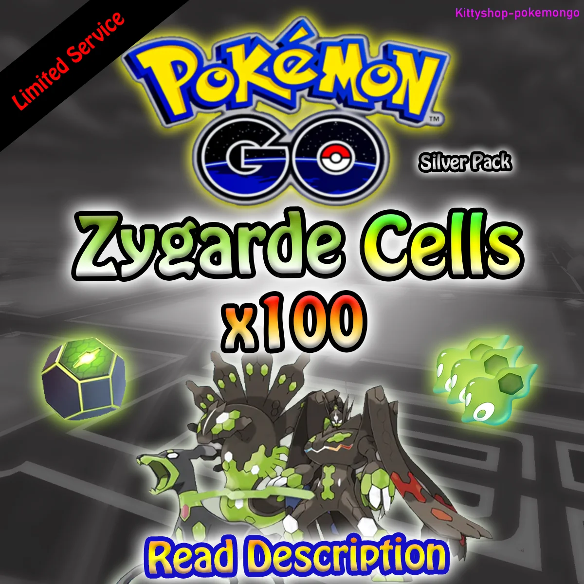 🟢Pokémon Go! - Zygarde Cells x100 (Silver Pack) 100% Safe - Limited Offer✅ product image (1)