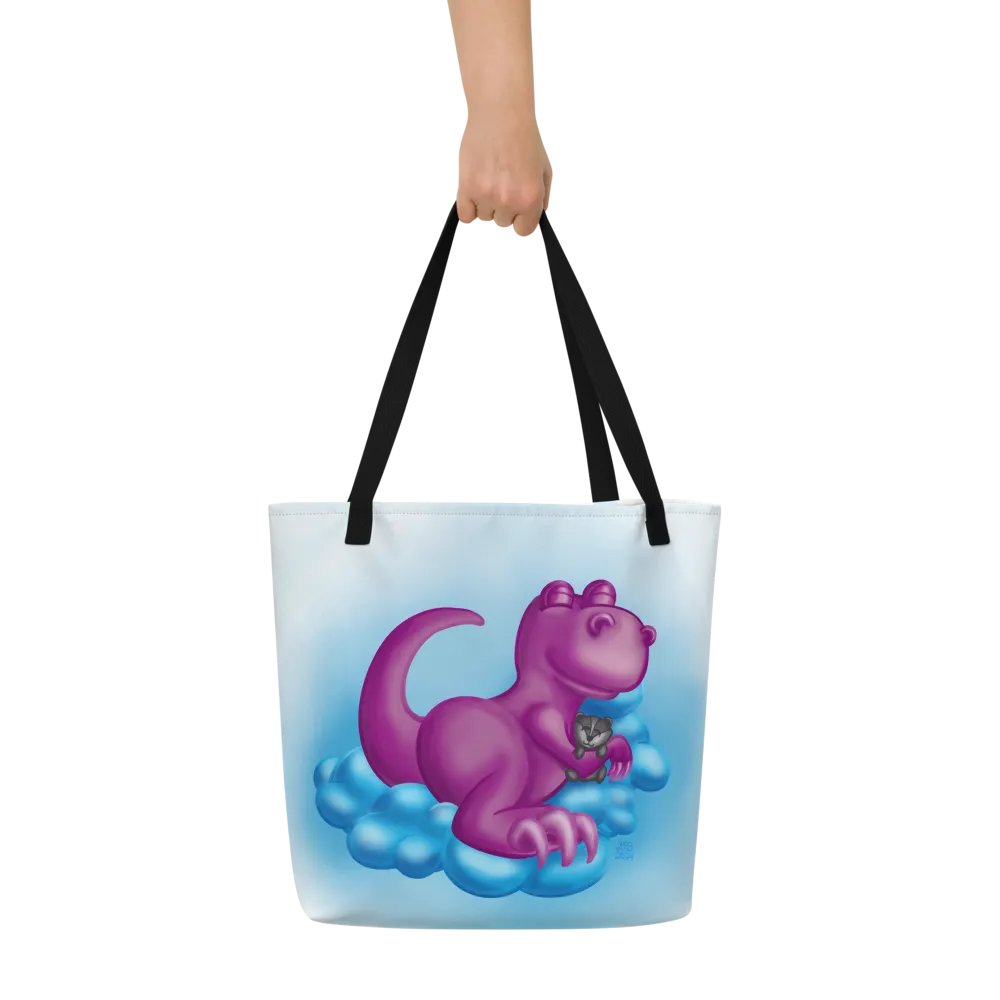 Sleepy Dino Tote product image (5)
