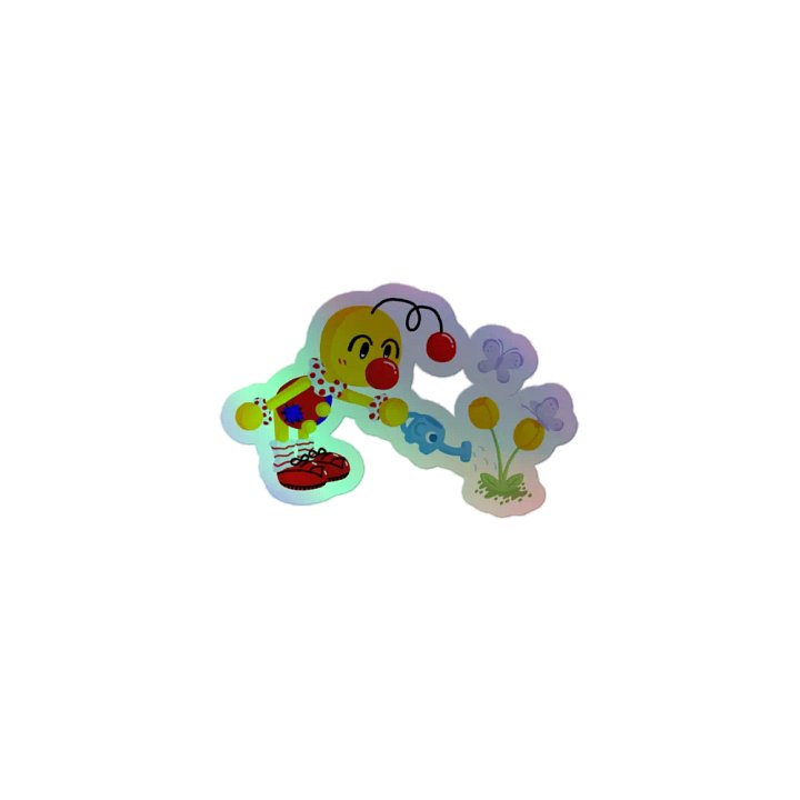 Boyoyoing Watering Tulips Holographic Sticker product image (1)