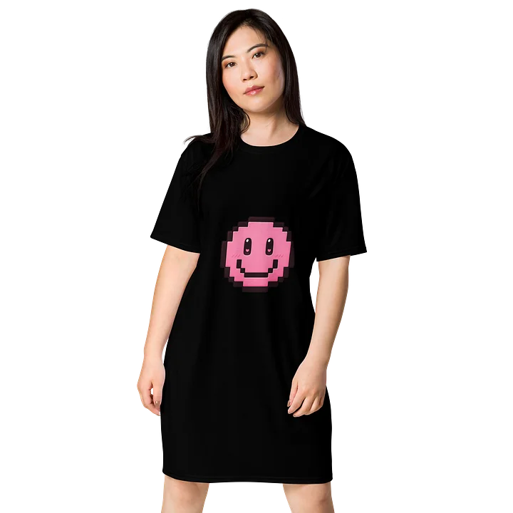 Pixel Smiley T-Shirt Dress product image (2)