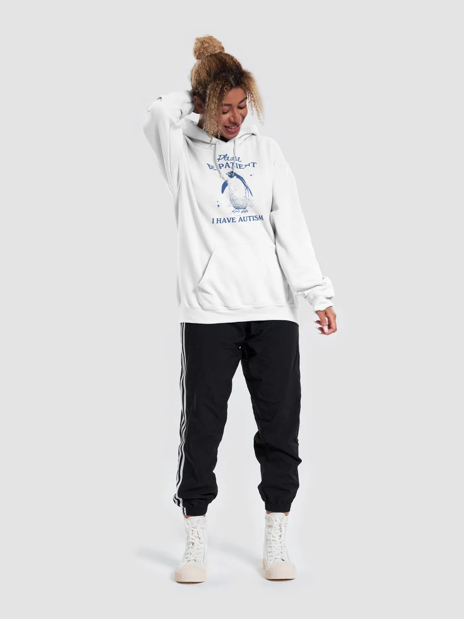 Please be patient I have autism Hoodie product image (5)