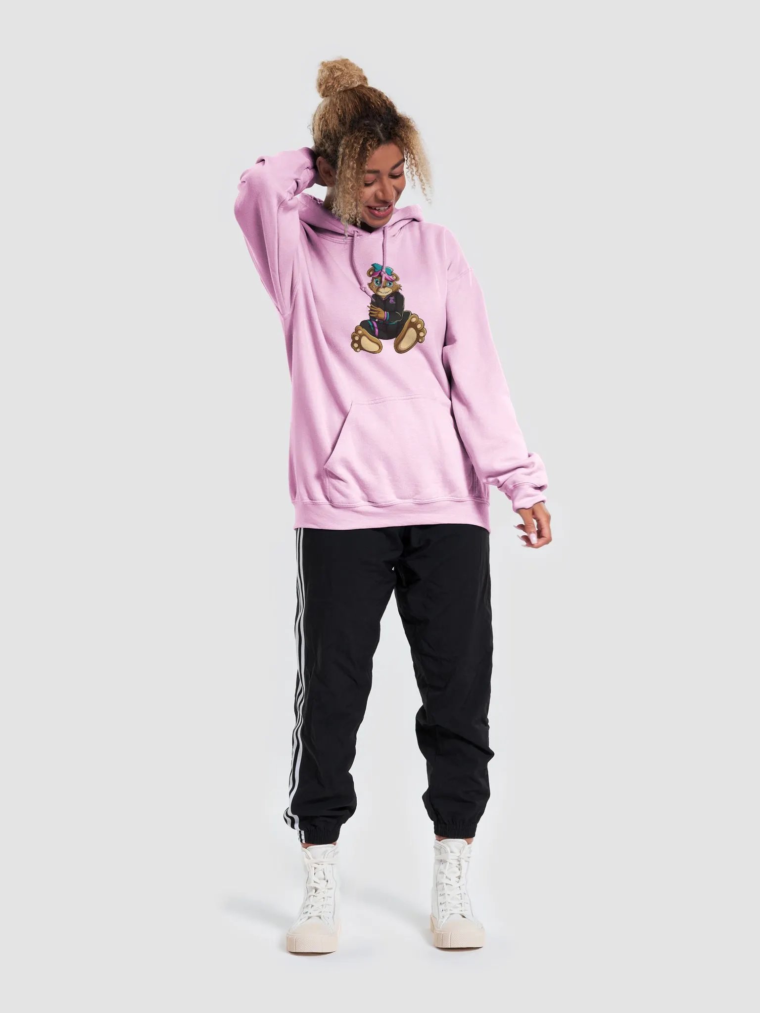 Sitting Girl Bear Classic Hoodie product image (1)