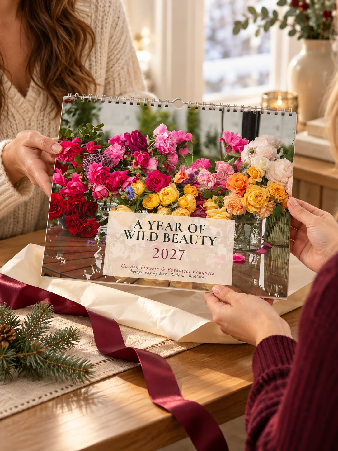 A Year of Wild Beauty - 2027 Garden Bouquet Wall Calendar product image (3)