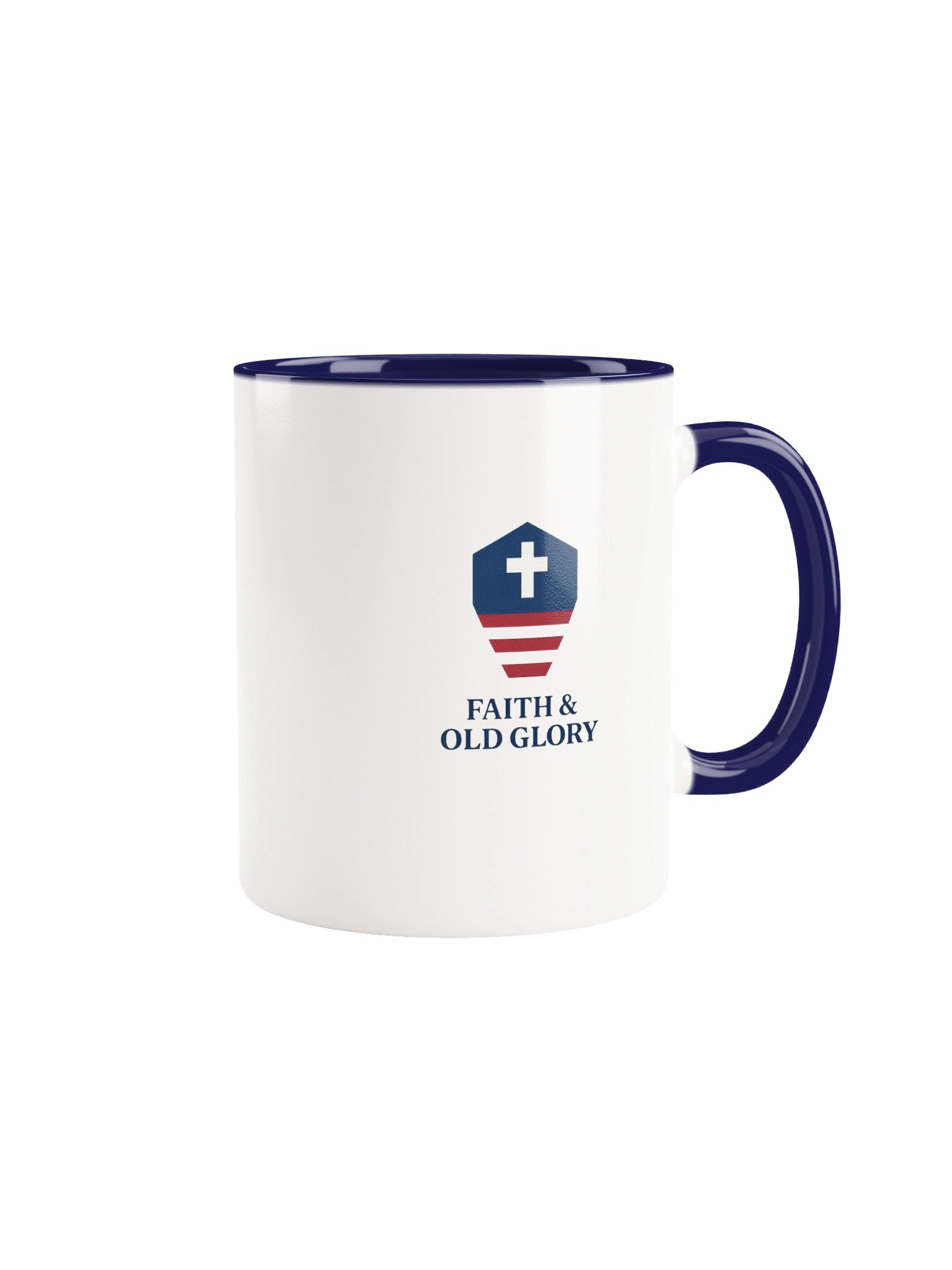 Faith & Old Glory Crest Mug product image (2)