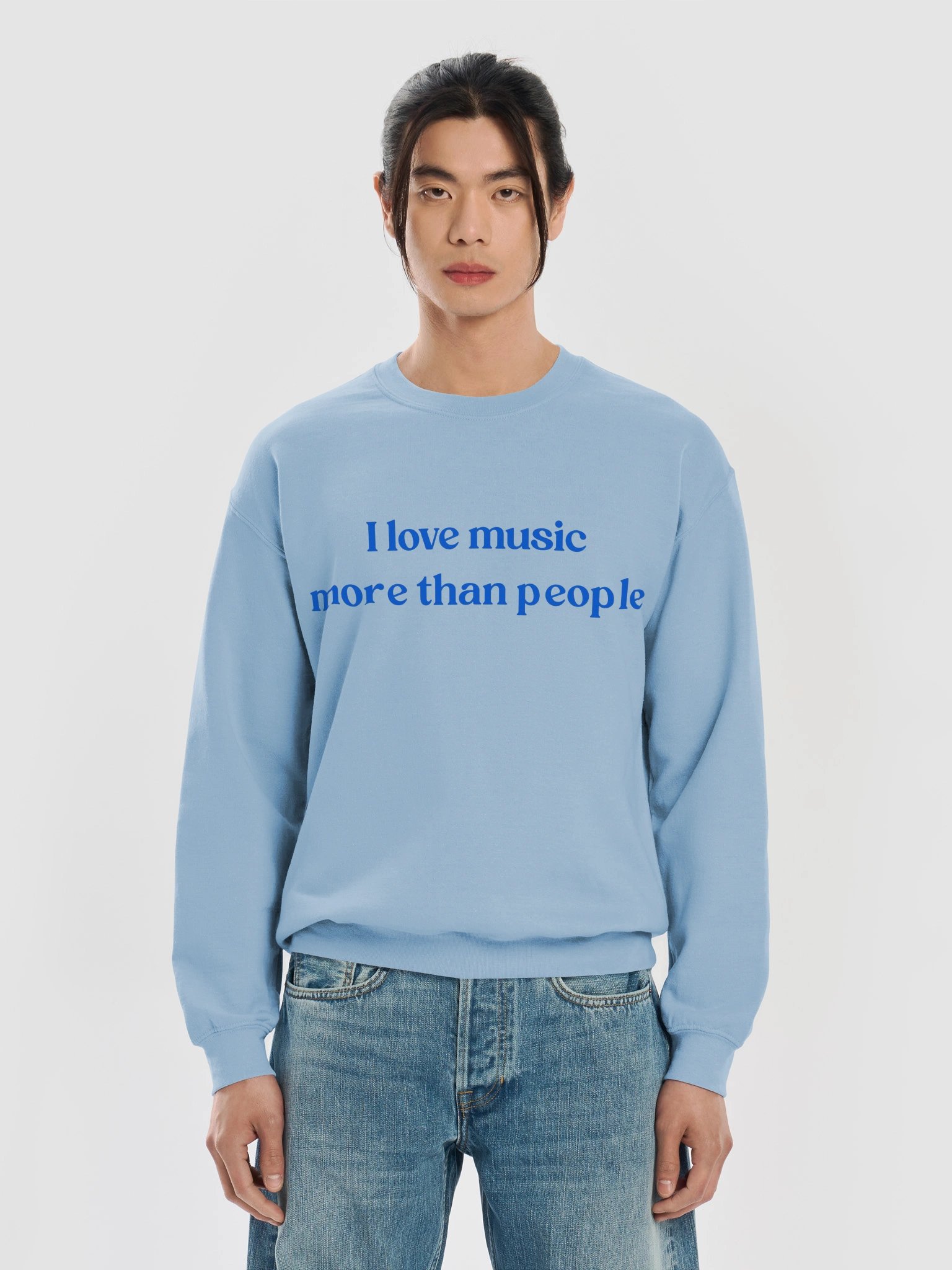 I Love Music More Than People Sweatshirt product image (4)