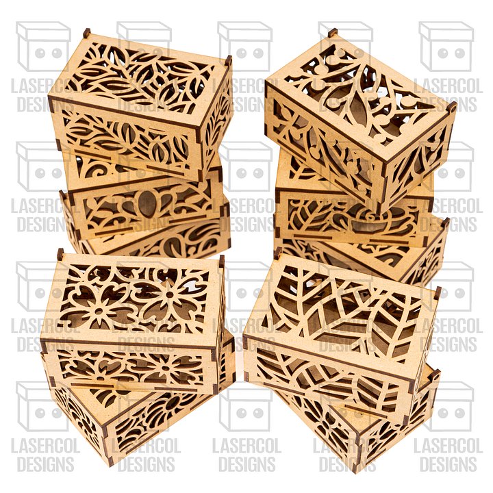 10 Boxes Set 2 (2 Sizes) - Laser Cut Files product image (2)