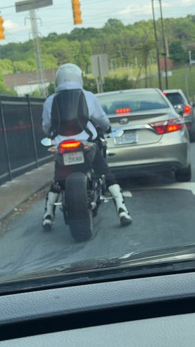 I was like what in the Inspector Gadget is up with this bike whizzing past me. First time hearing an electric motorcycle