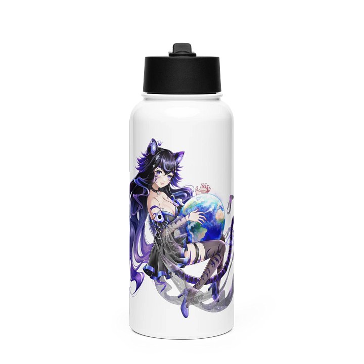 Floating Moona Stainless Steel Water Bottle with a Straw Lid product image (1)
