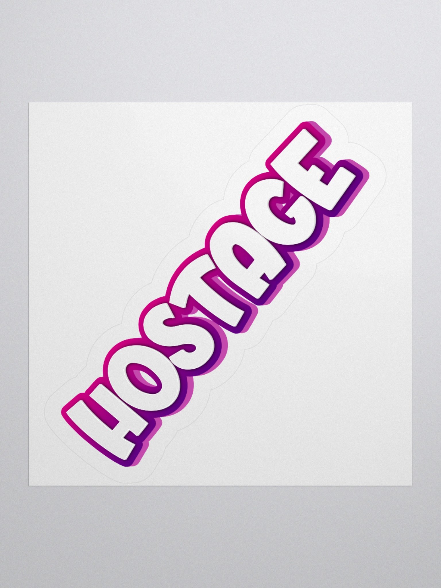 HOSTAGE Sticker product image (1)
