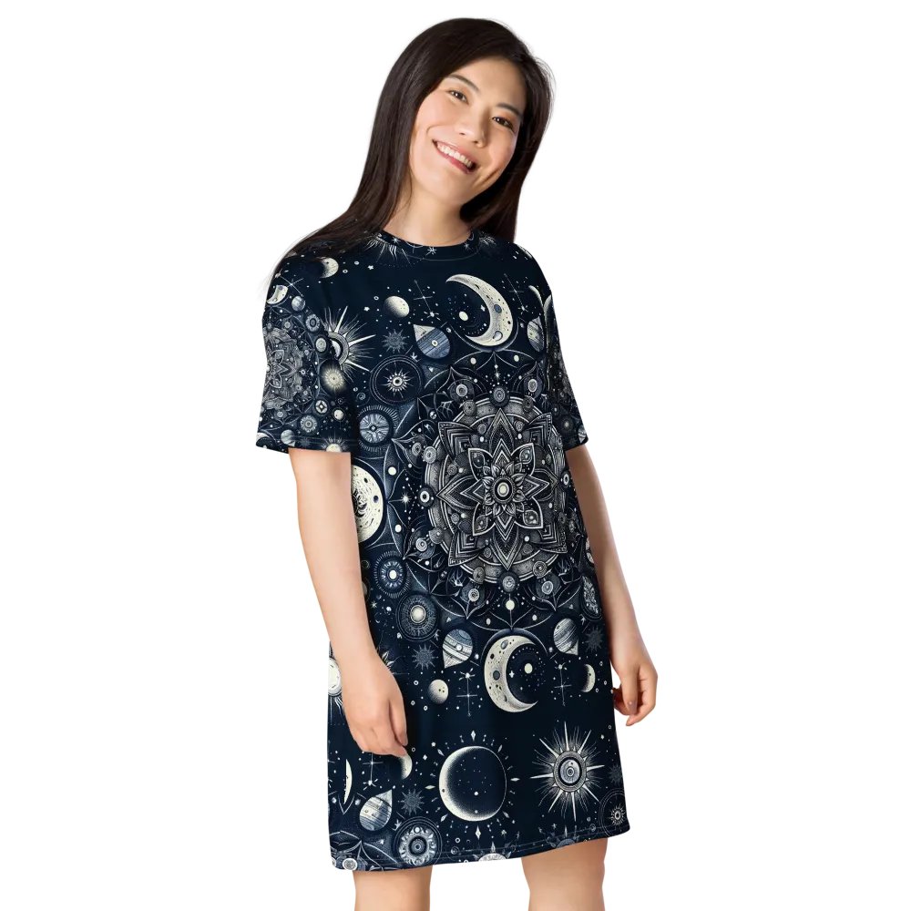 All-Over Print T-Shirt Dress product image (8)