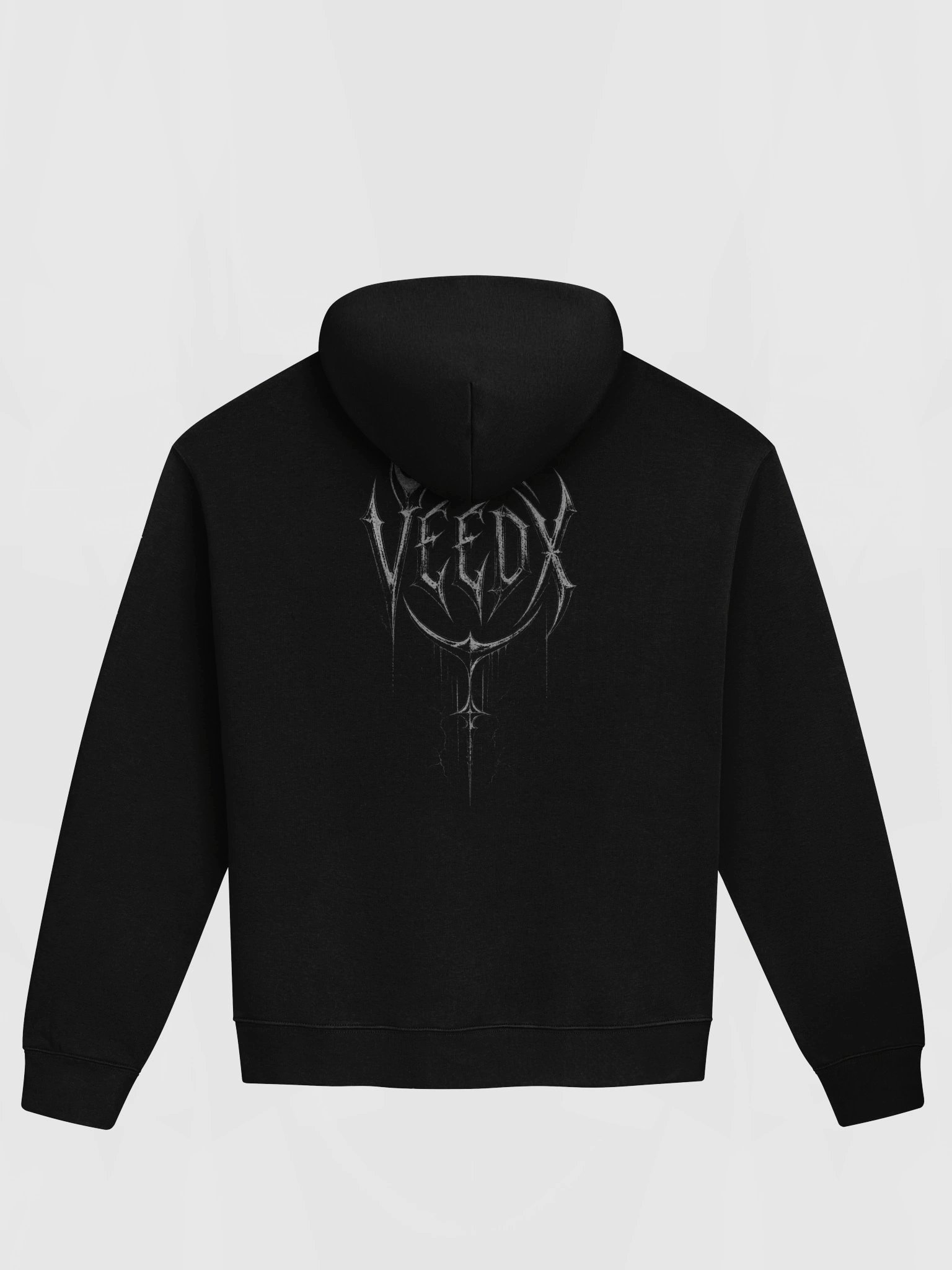 Veedx Distressed Gothic Sigil Oversized Hoodie product image (2)