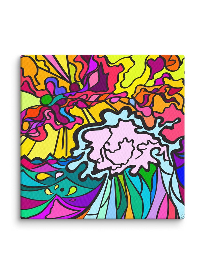 Wave at Sunset - Vibrant Expressions Canvas Collection product image (43)