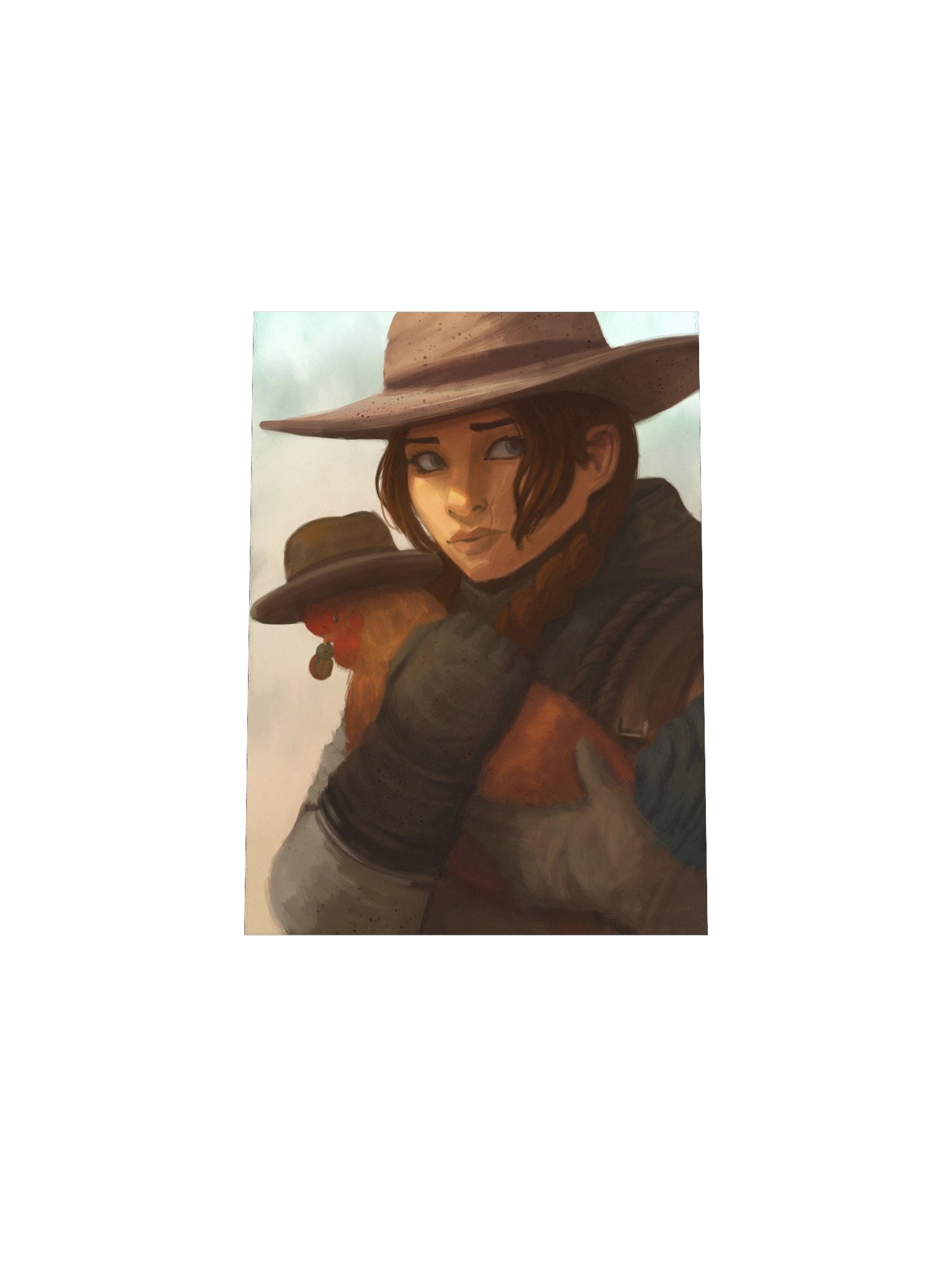 Arc Raiders Scrappy Girl Matte art print product image (5)