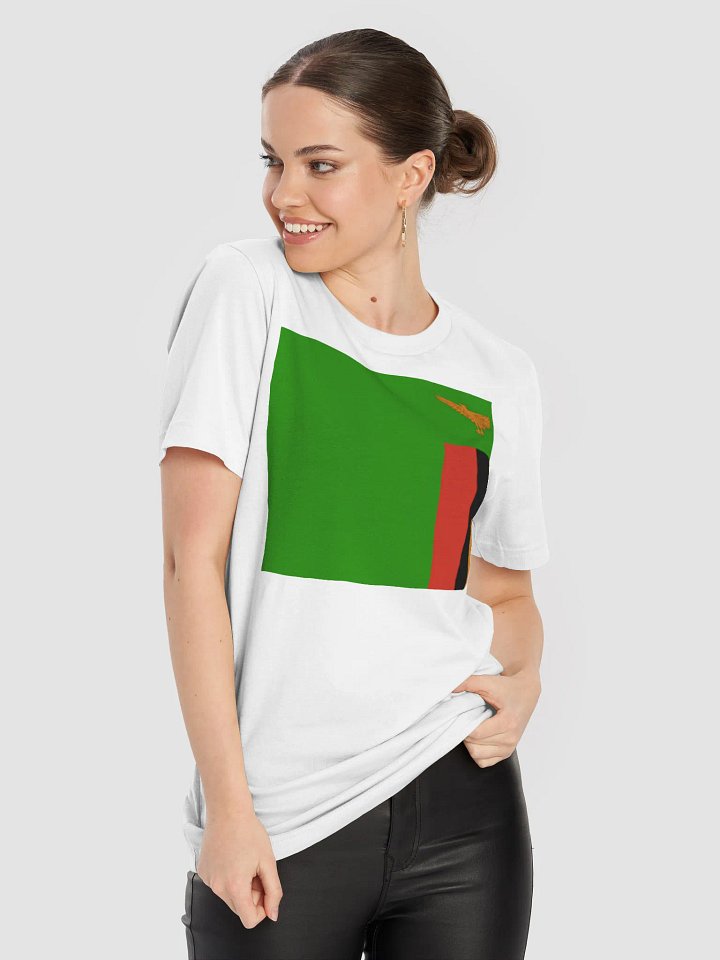 Exclusive Graphic Grove Supersoft Unisex Zambian Flag T-Shirt product image (2)