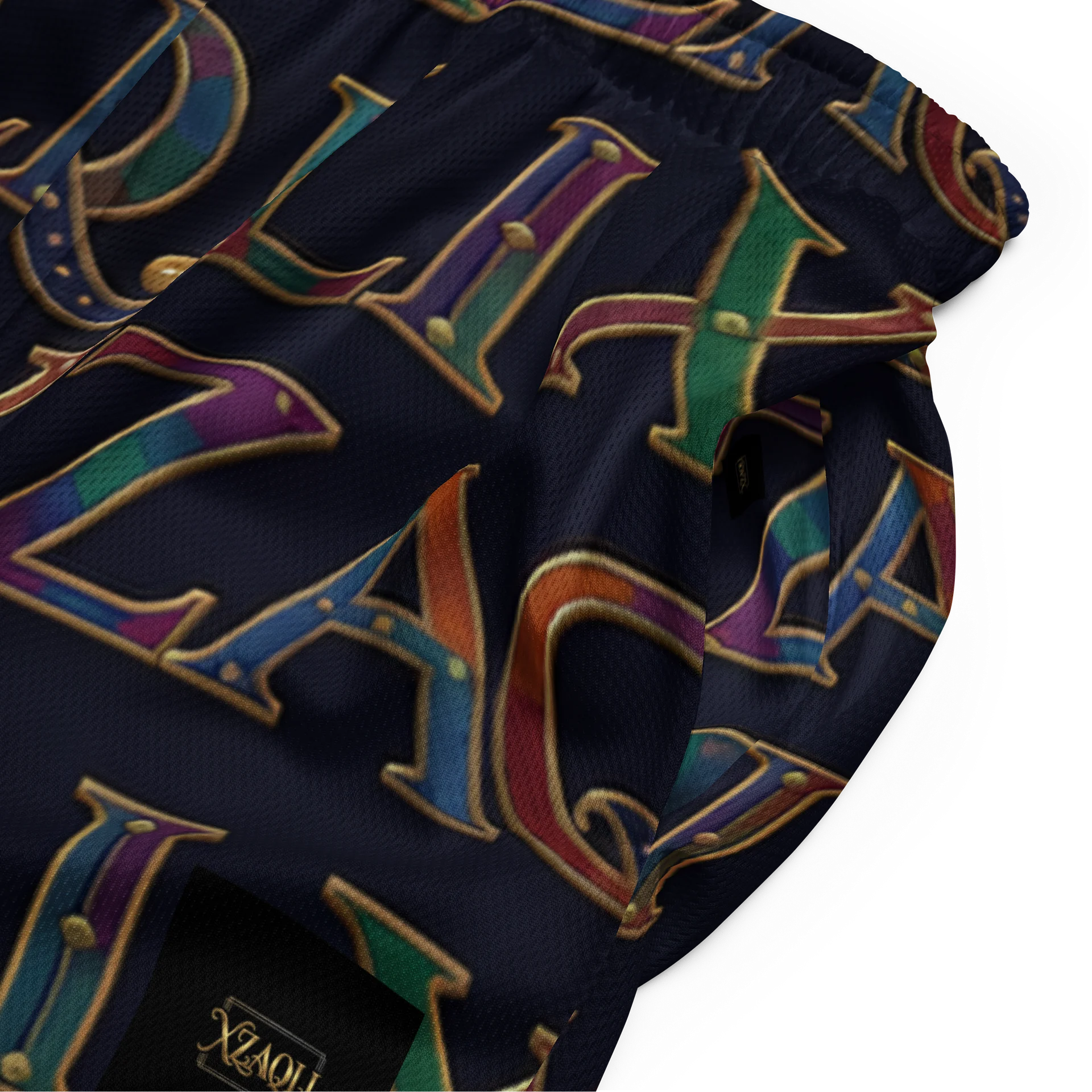 XZAQLI Men's Prism Monogram Mesh Shorts product image (3)
